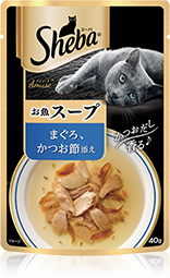 お魚スープ まぐろ、かつお節添え